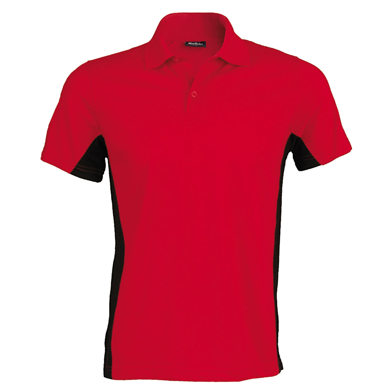 Flags short sleeve bi-colour polo shirt