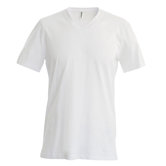 Men's short-sleeved V-neck T-shirt