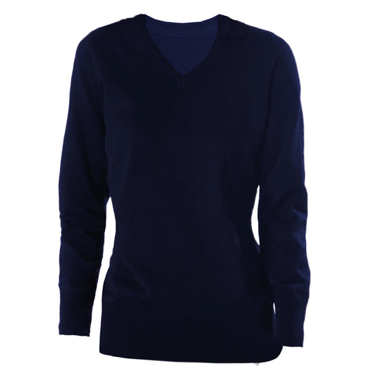 Ladies' V-neck jumper