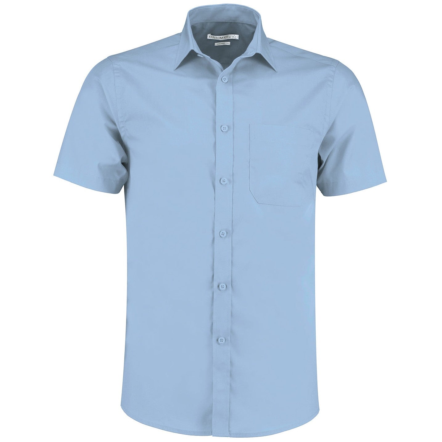 Poplin shirt short-sleeved (tailored fit)