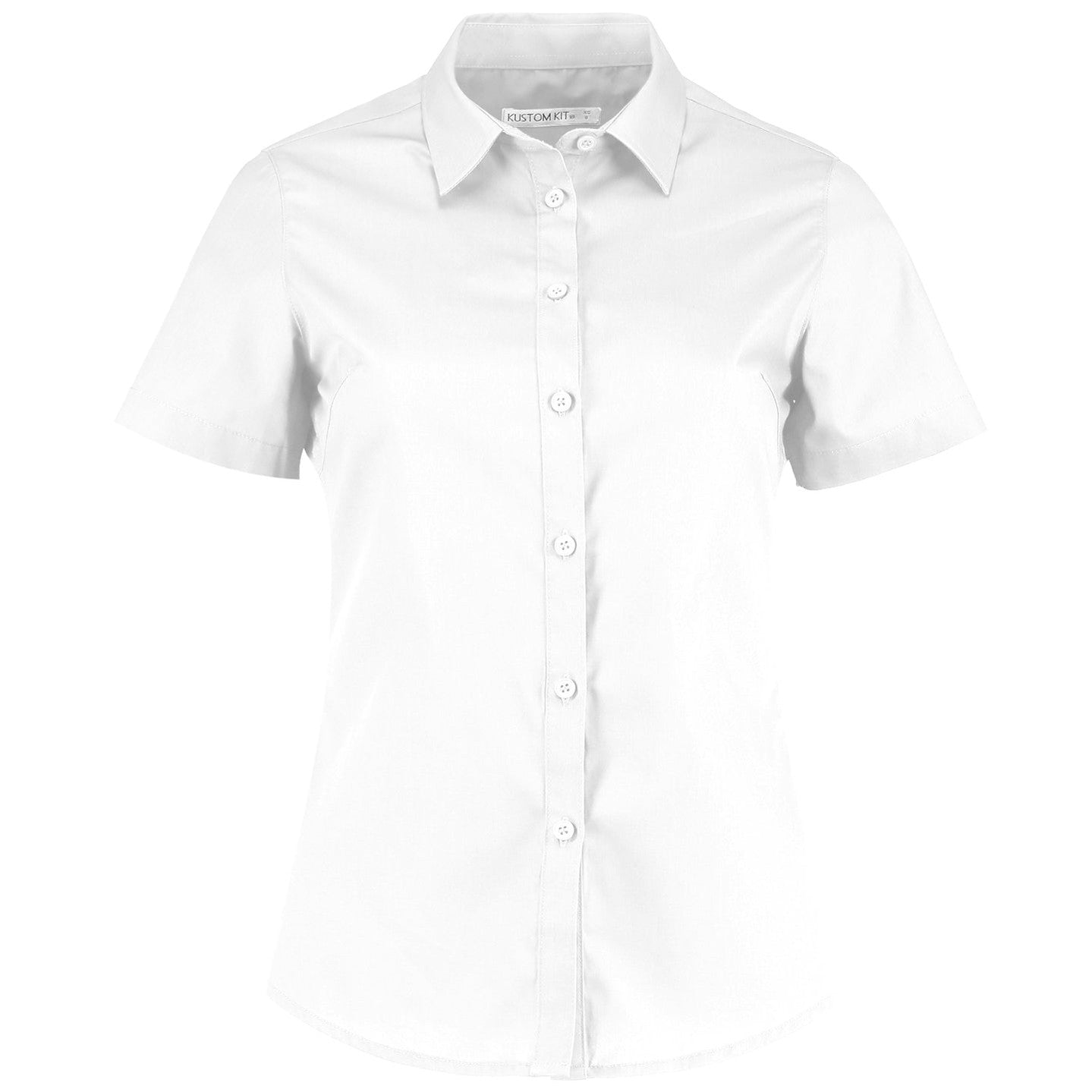 Women's poplin shirt short sleeve