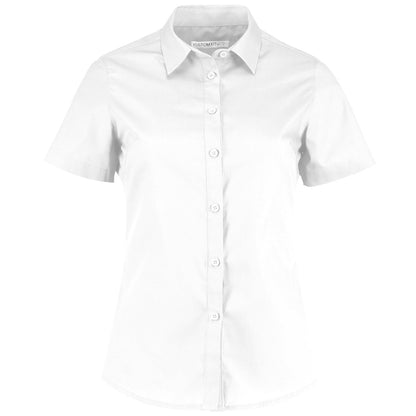 Women's poplin shirt short sleeve