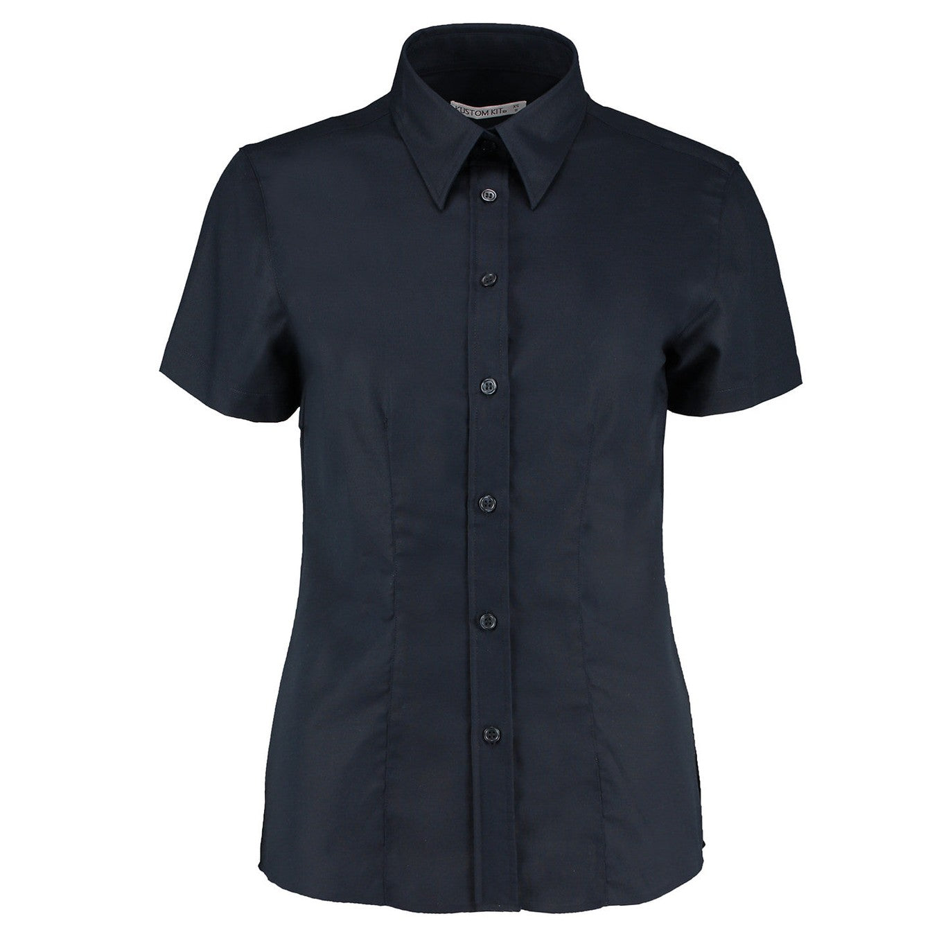 Women's workplace Oxford blouse short-sleeved (tailored fit)