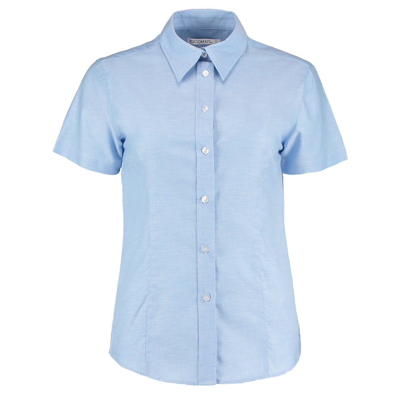 Women's workplace Oxford blouse short-sleeved (tailored fit)