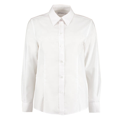 Women's workplace Oxford blouse long-sleeved (tailored fit)