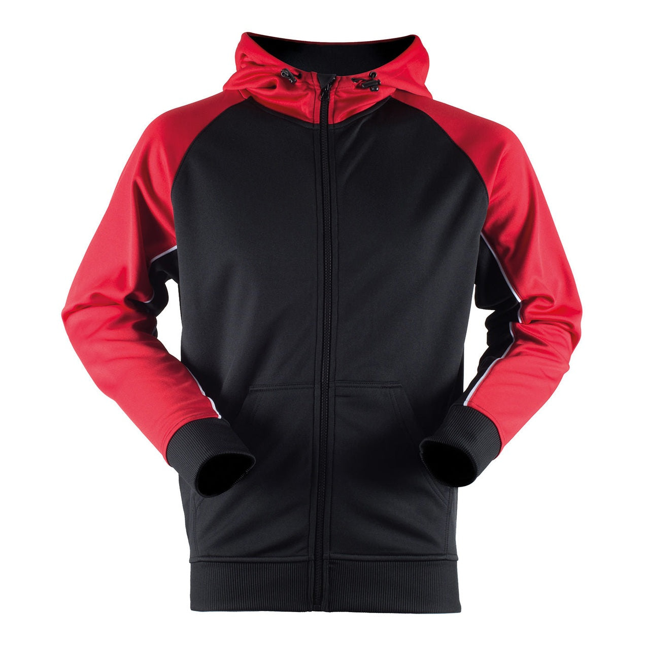 Panelled sports hoodie
