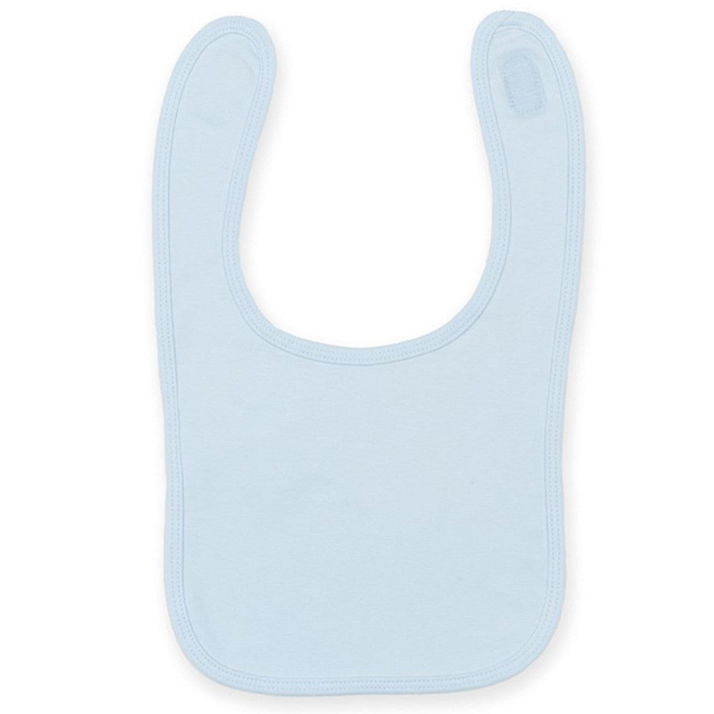 Plain and contrast bib