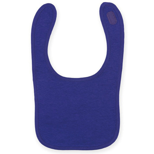 Plain and contrast bib