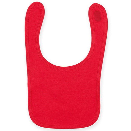 Plain and contrast bib