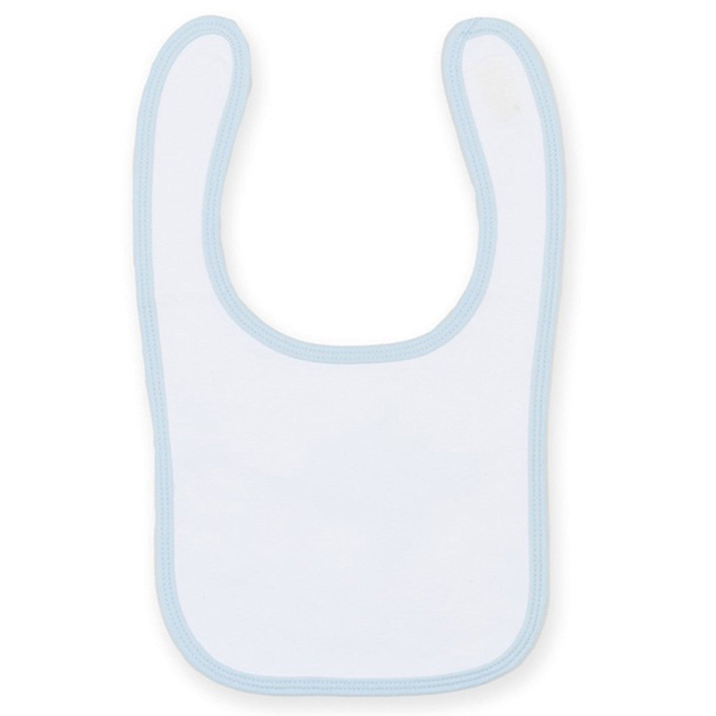Plain and contrast bib