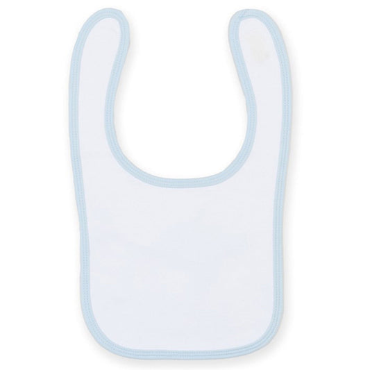 Plain and contrast bib