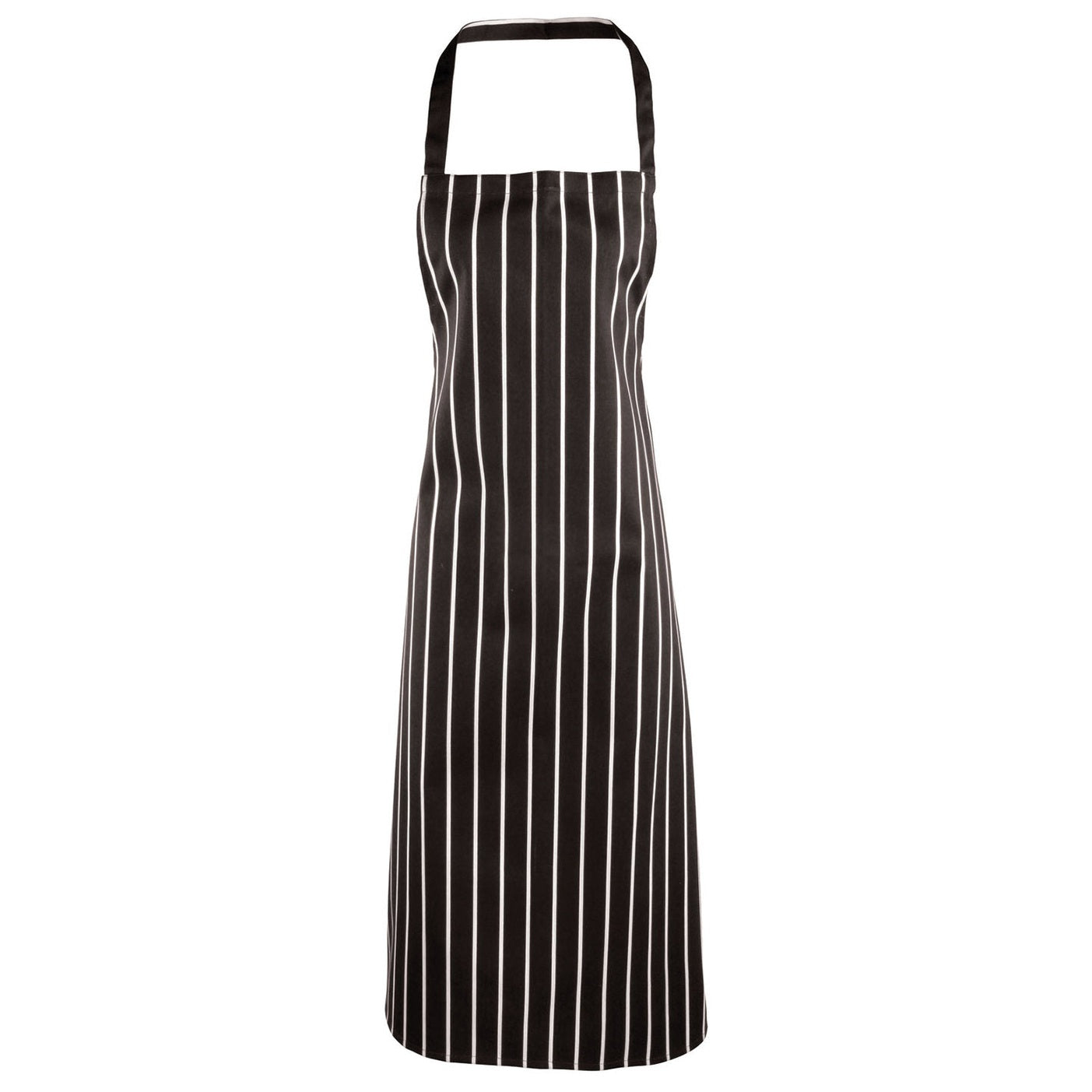 Striped bib apron