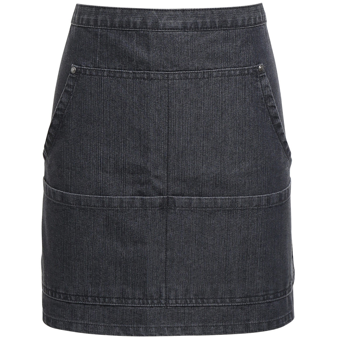 Jeans stitch denim waist apron