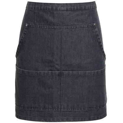Jeans stitch denim waist apron