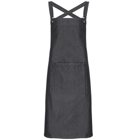 Cross back 'barista' bib apron