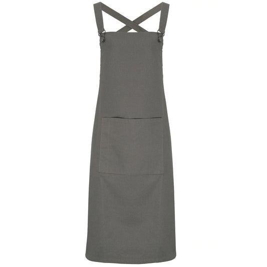 Cross back 'barista' bib apron