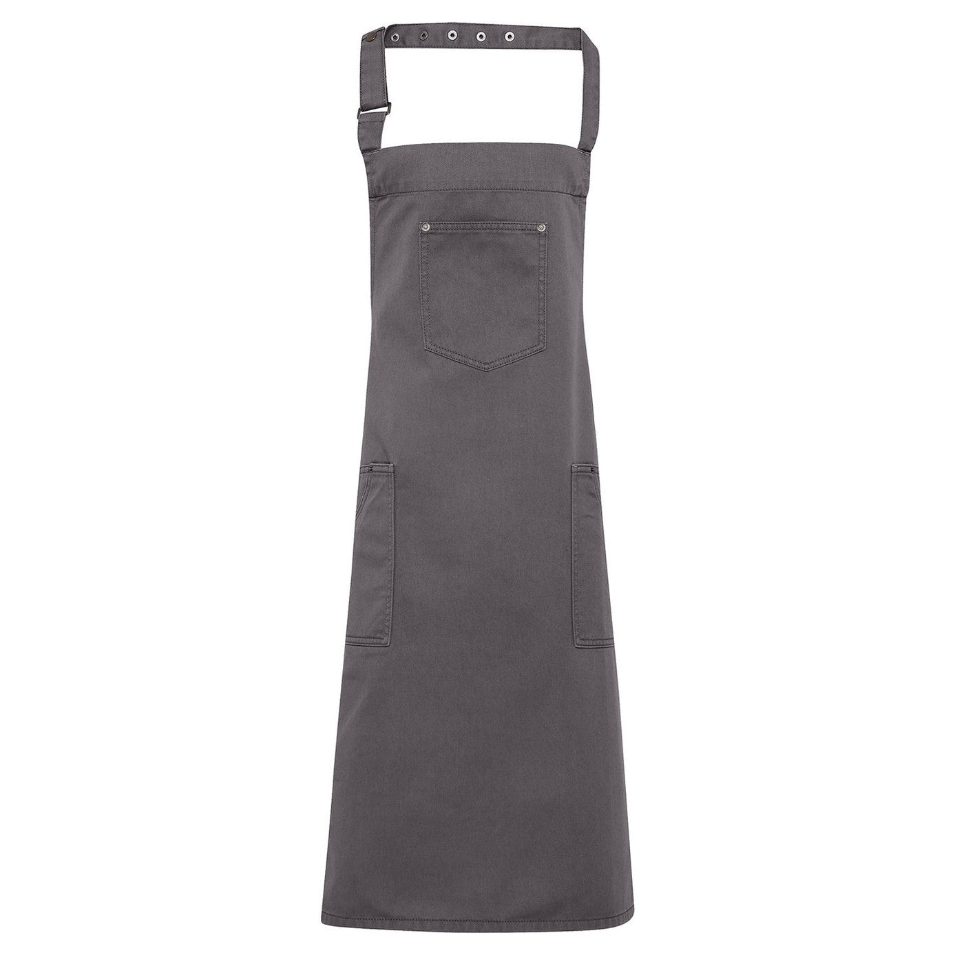 Chino cotton bib apron