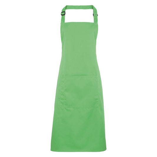 Colours bib apron with pocket