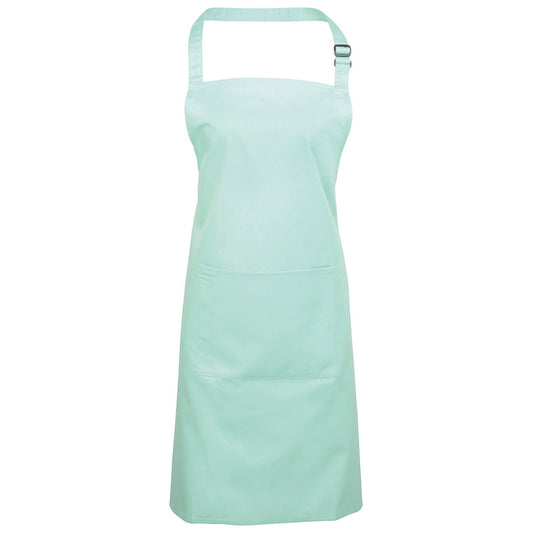 Colours bib apron with pocket
