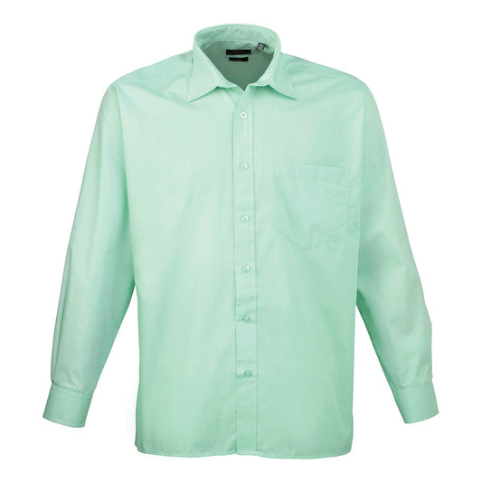 Long sleeve poplin shirt