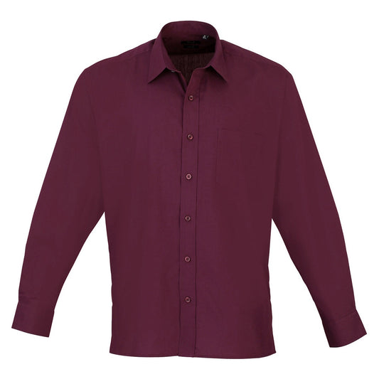 Long sleeve poplin shirt