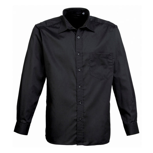 Long sleeve poplin shirt