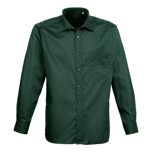 Long sleeve poplin shirt