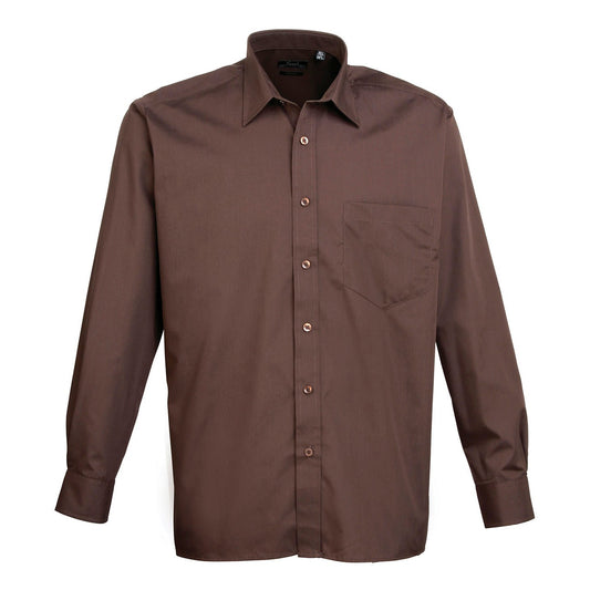 Long sleeve poplin shirt