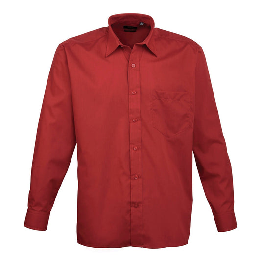 Long sleeve poplin shirt