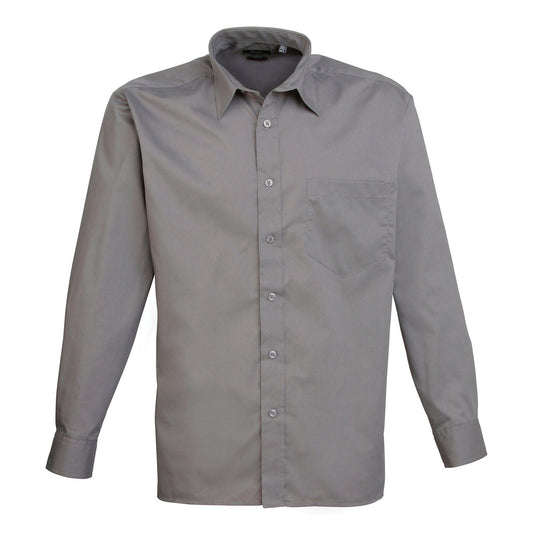 Long sleeve poplin shirt