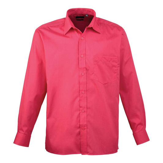 Long sleeve poplin shirt