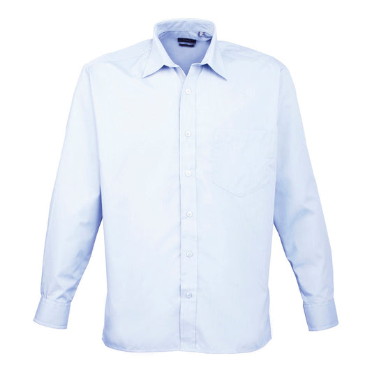 Long sleeve poplin shirt