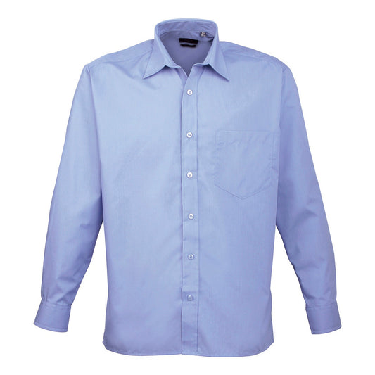 Long sleeve poplin shirt