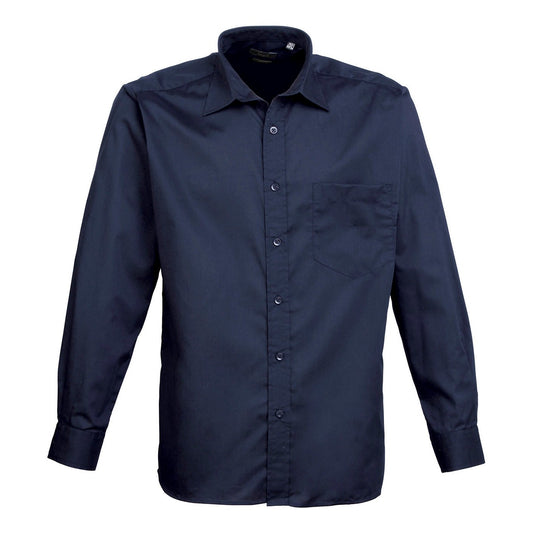 Long sleeve poplin shirt