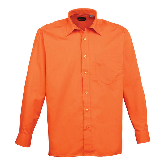 Long sleeve poplin shirt