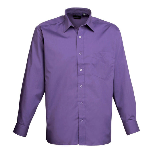 Long sleeve poplin shirt