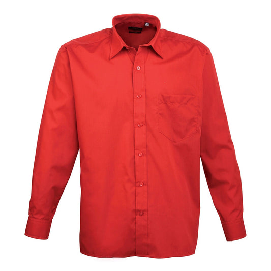 Long sleeve poplin shirt