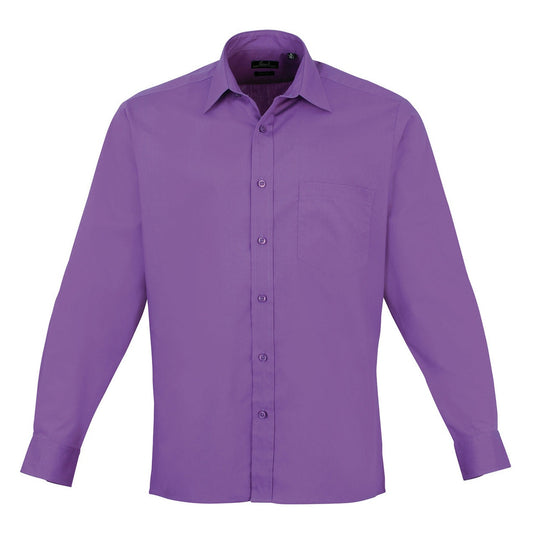 Long sleeve poplin shirt