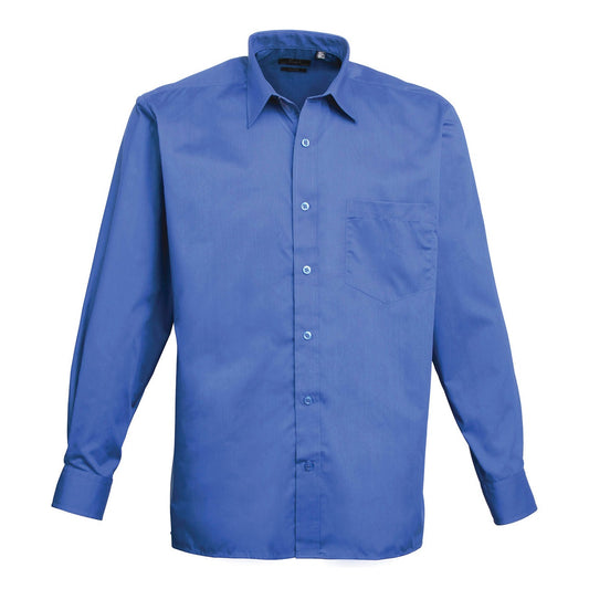 Long sleeve poplin shirt
