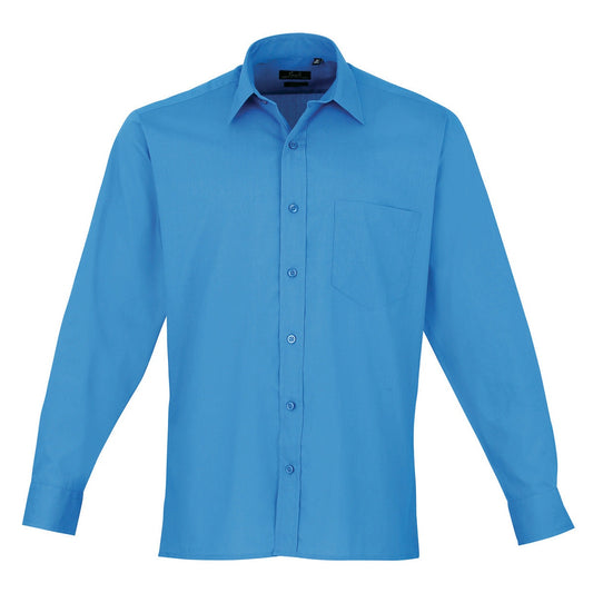 Long sleeve poplin shirt