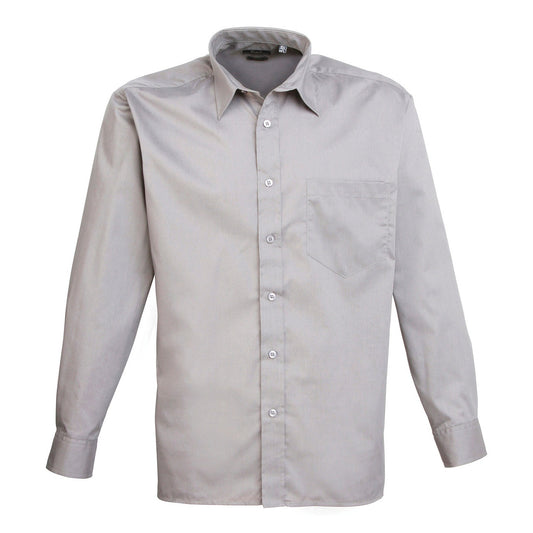 Long sleeve poplin shirt