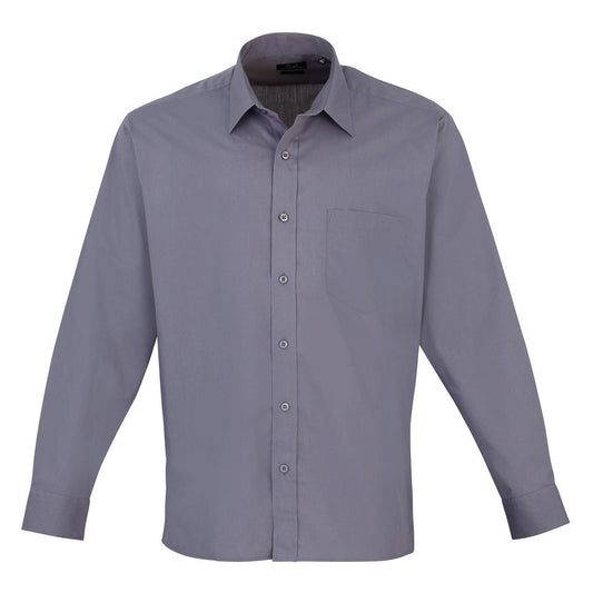 Long sleeve poplin shirt