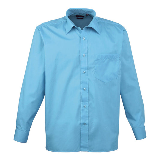 Long sleeve poplin shirt