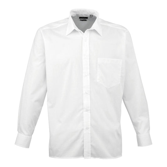 Long sleeve poplin shirt