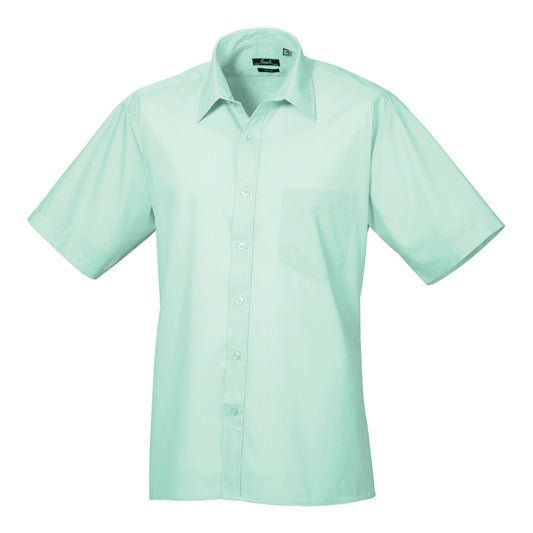 Short sleeve poplin shirt