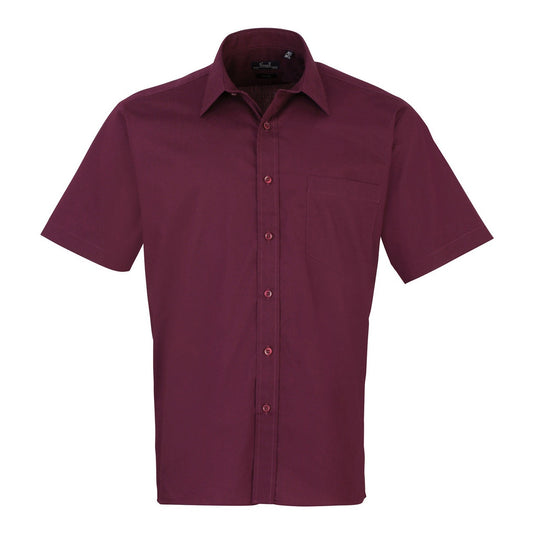 Short sleeve poplin shirt