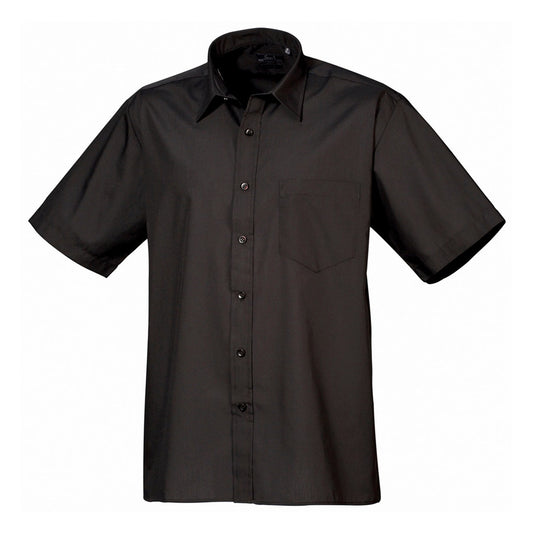 Short sleeve poplin shirt