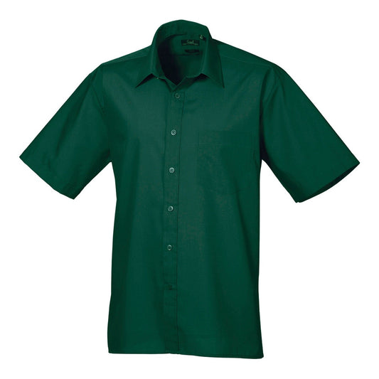 Short sleeve poplin shirt