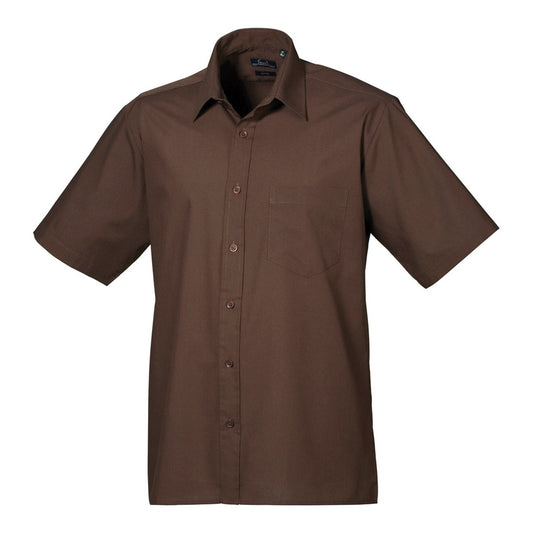 Short sleeve poplin shirt