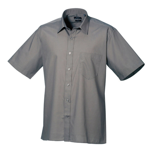 Short sleeve poplin shirt